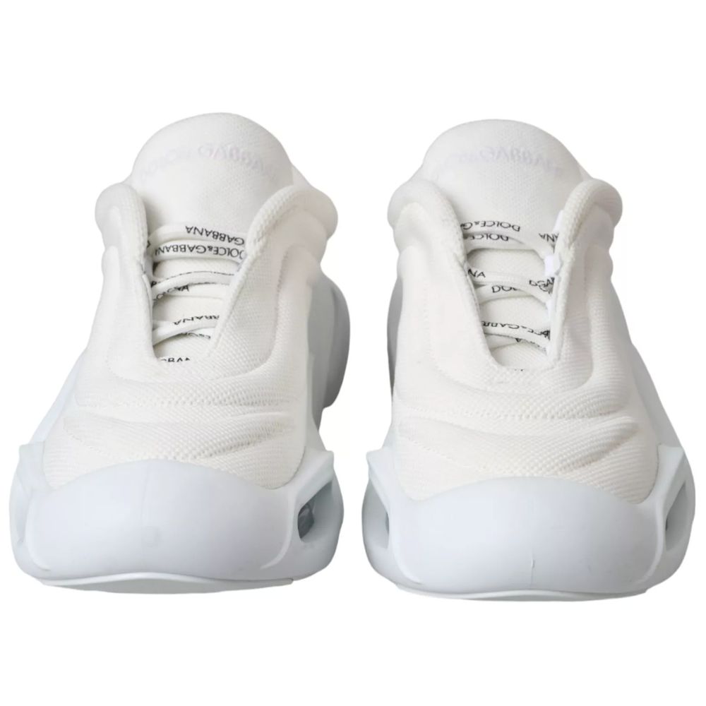 White Polyester Sneaker
