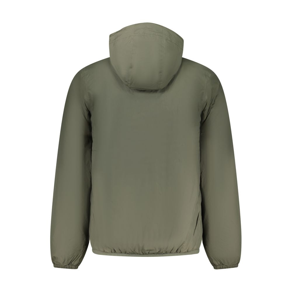 Green Polyamide Men Jacket