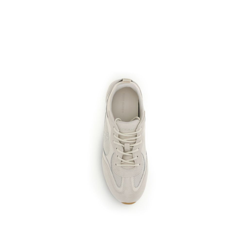 Beige Calf Leather Bos Taurus Low Top Sneakers