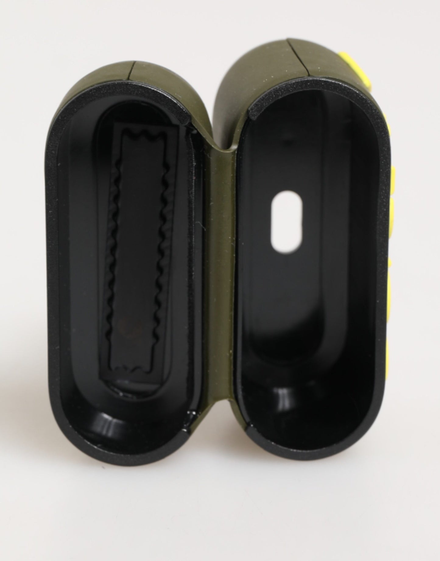 Army Green Rubber Logo Embossed Accessory Airpods Case-Dolce & Gabbana-LabelTerrace.com