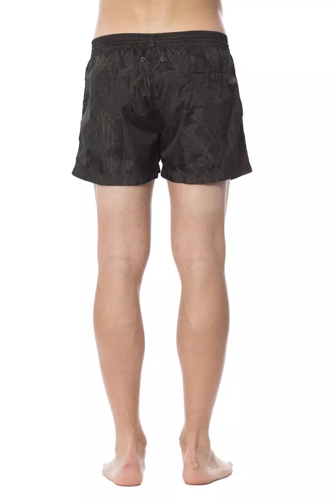 Army Polyester Men Swimwear-Roberto Cavalli Sport-LabelTerrace.com