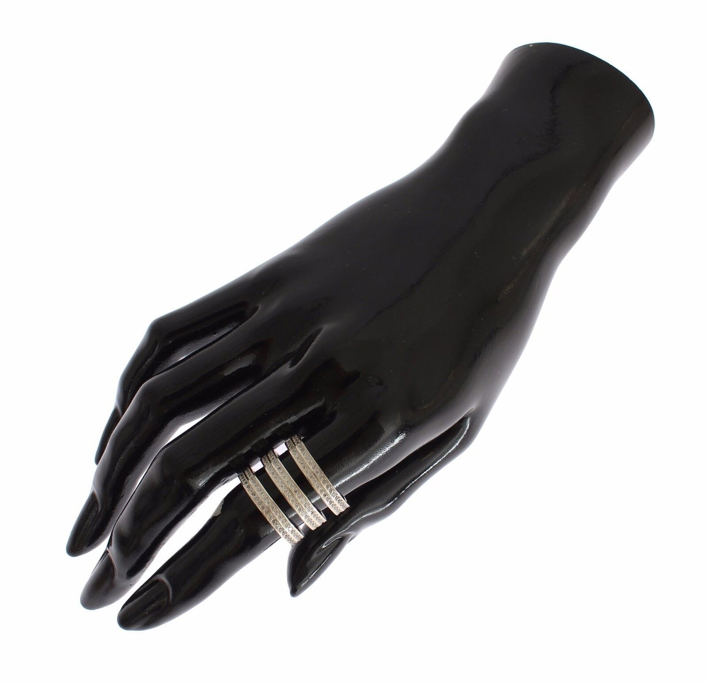 Authentic Womens Clear CZ 925 Sterling Silver Ring-Nialaya-LabelTerrace.com