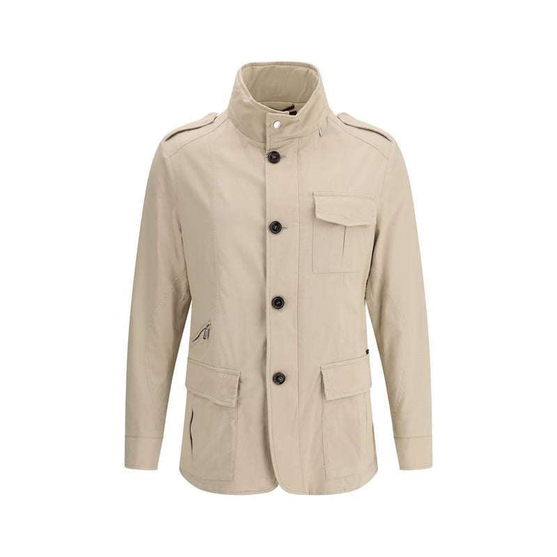 Beige Cotton Coat