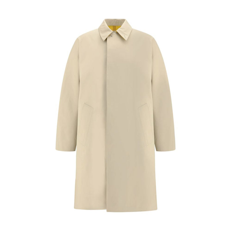 Beige Cotton Trench Coat