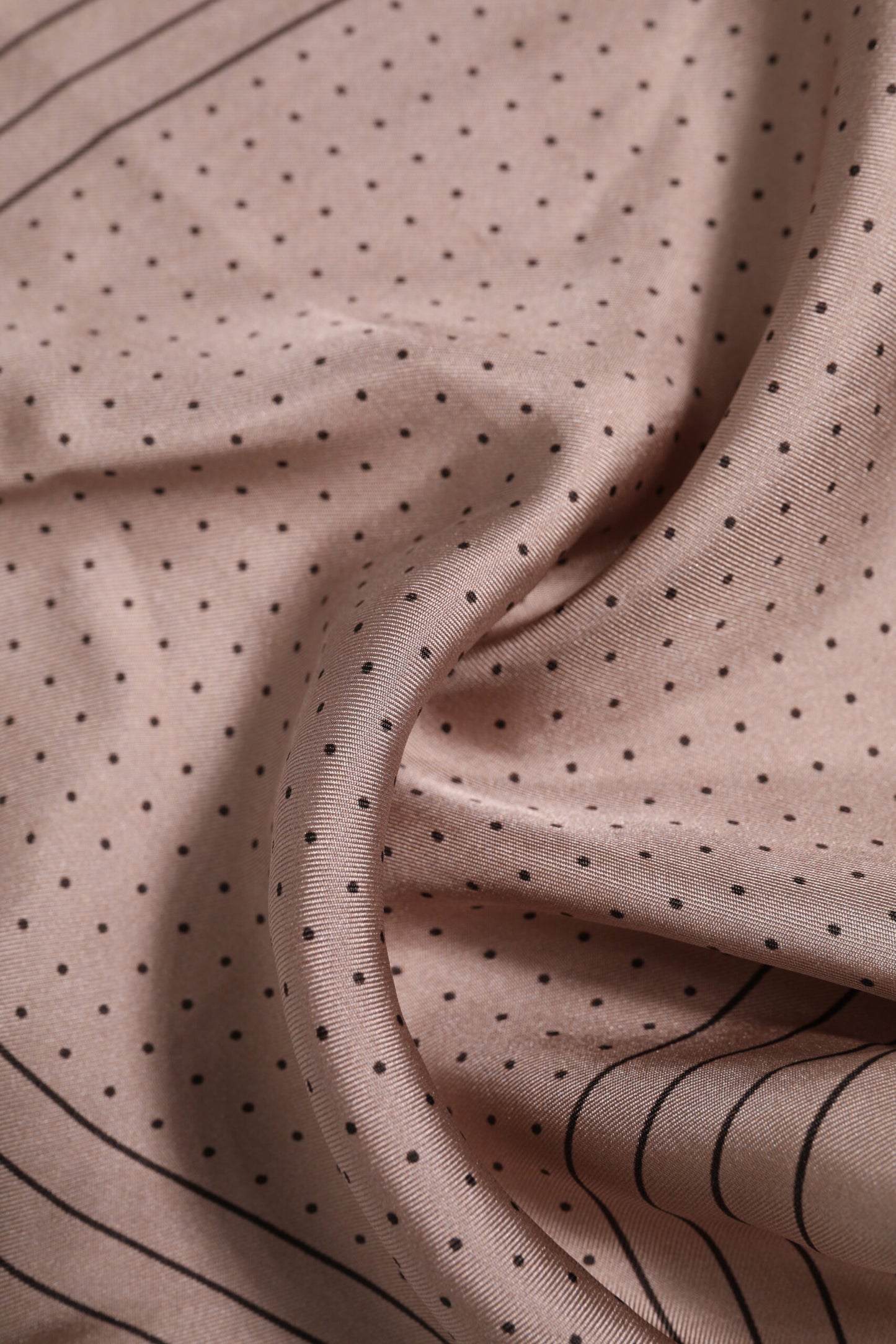 Beige Dotted Silk Square Men Foulard Scarf-Dolce & Gabbana-LabelTerrace.com