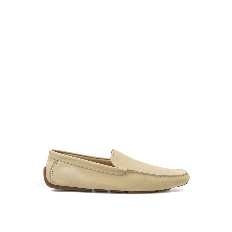 Beige Leather Moccassin-Bally-LabelTerrace.com