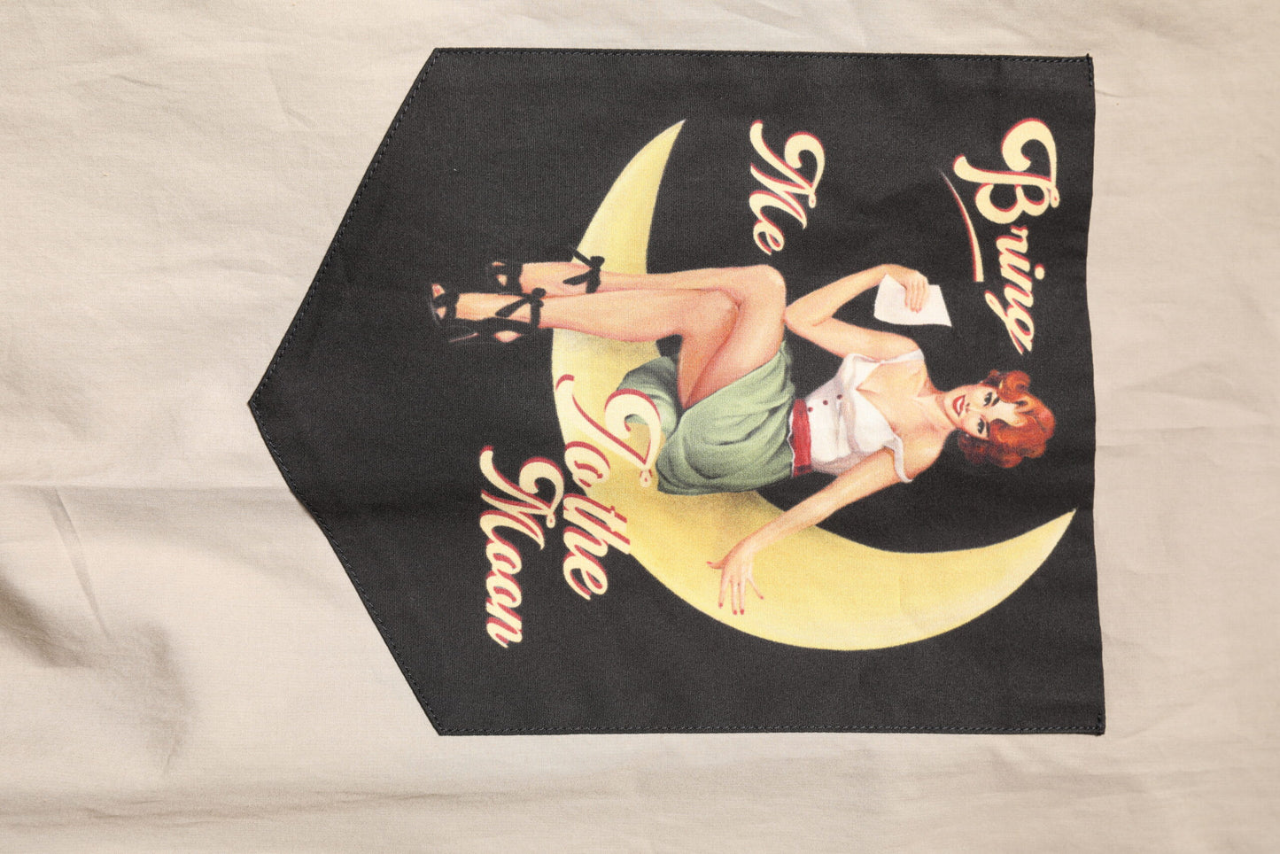 Beige Pin Up Print MARTINI Men Casual Shirt-Dolce & Gabbana-LabelTerrace.com