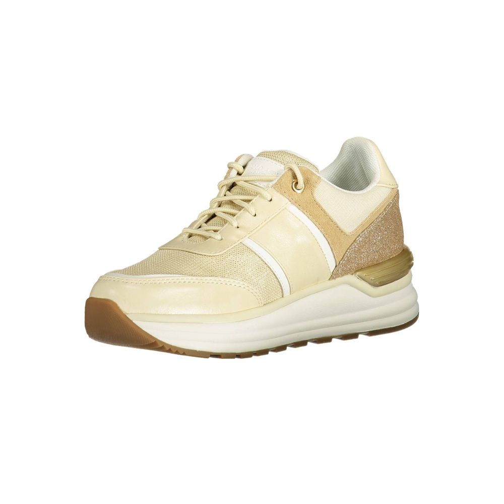 Beige Polyester Sneaker-U.S. POLO ASSN.-LabelTerrace.com