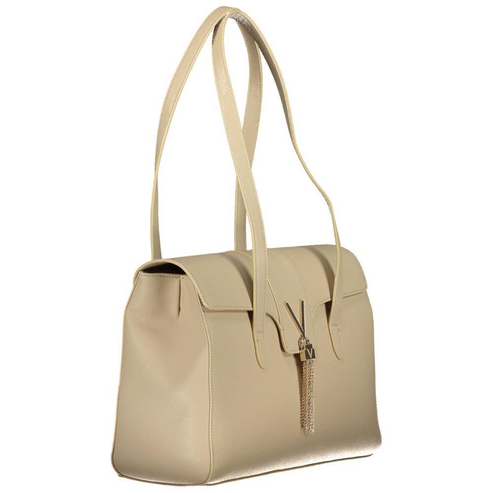 Beige Polyethylene Handbag-Mario Valentino-LabelTerrace.com