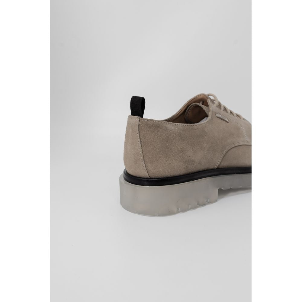Beige Polyethylene Oxfords And Derby-Antony Morato-LabelTerrace.com