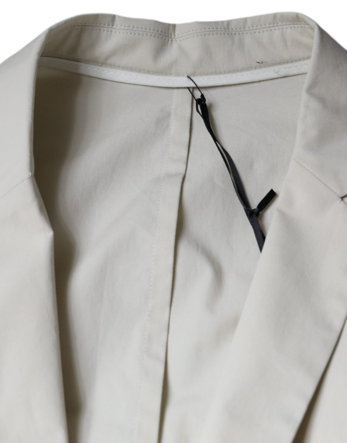 Beige Single Breasted Dress Formal Coat Blazer-Paolo Pecora Milano-LabelTerrace.com