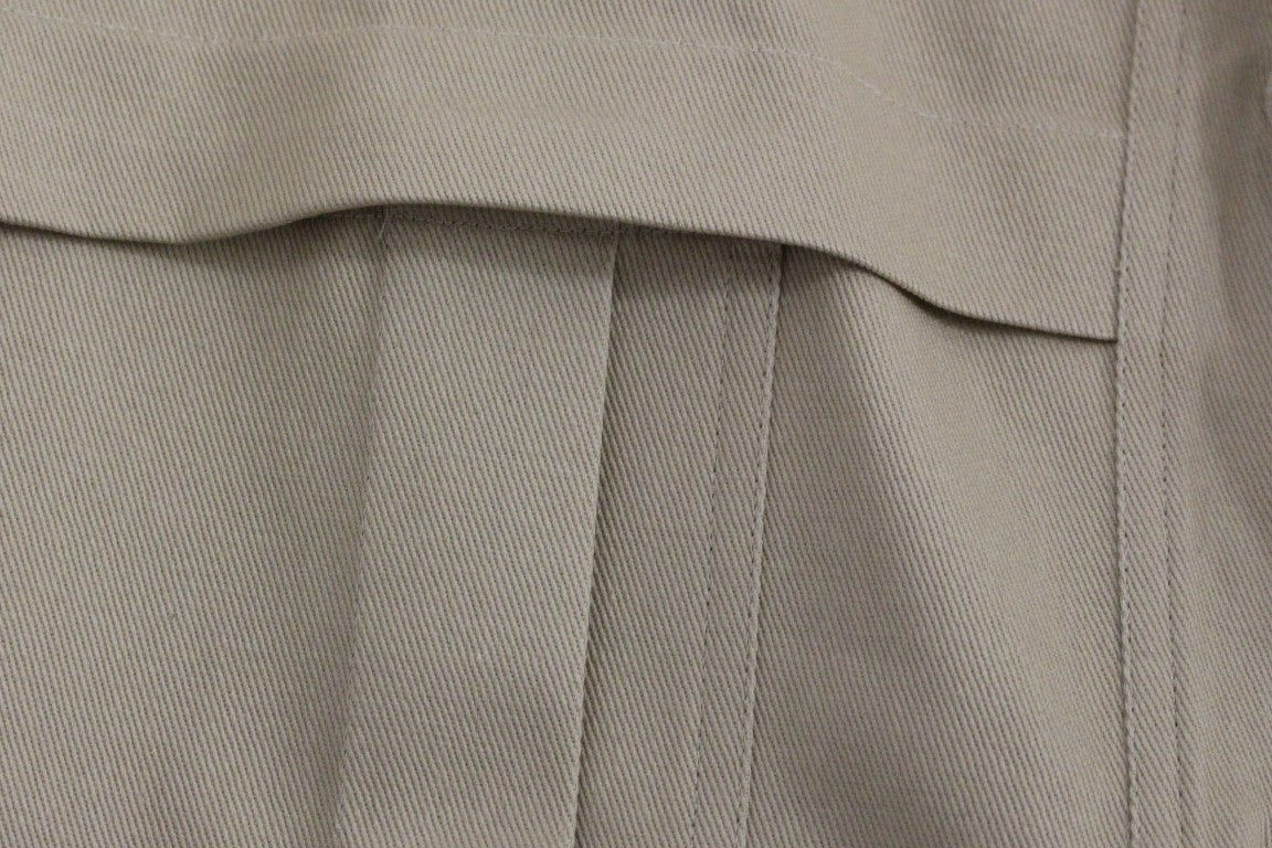 Beige Sleeveless Blouse Top-Andrea Incontri-LabelTerrace.com