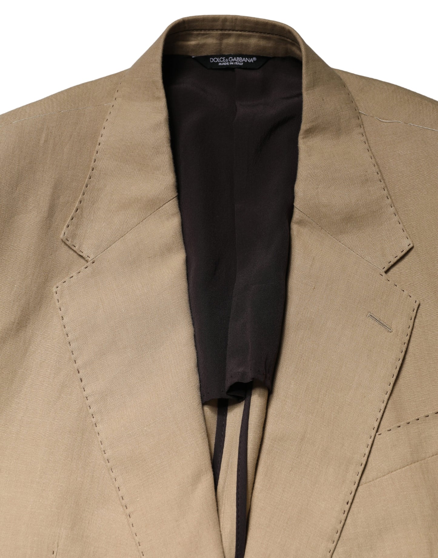 Beige TAORMINA Single Breasted Formal 2 Piece Suit