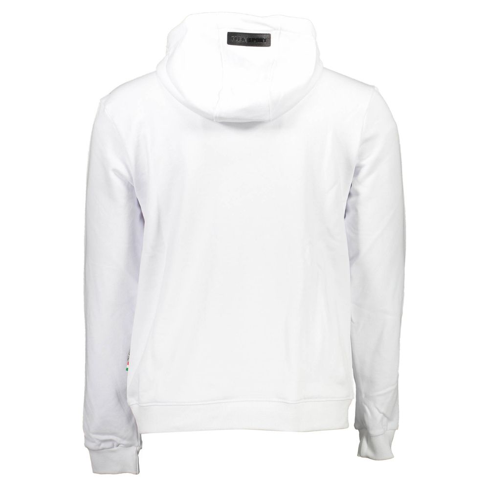 "Bianco Cotton Men Sweatshirt"
