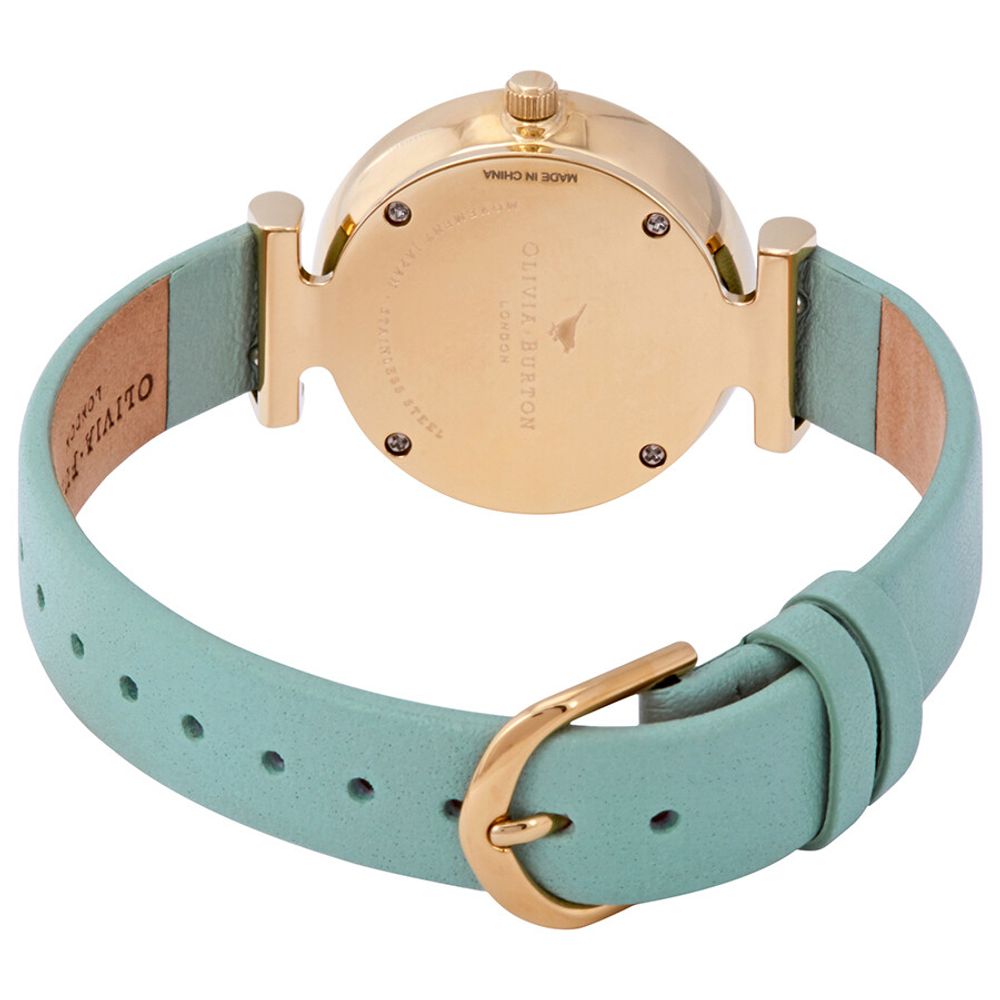 Bicolor Artificial Leather Dress Watch