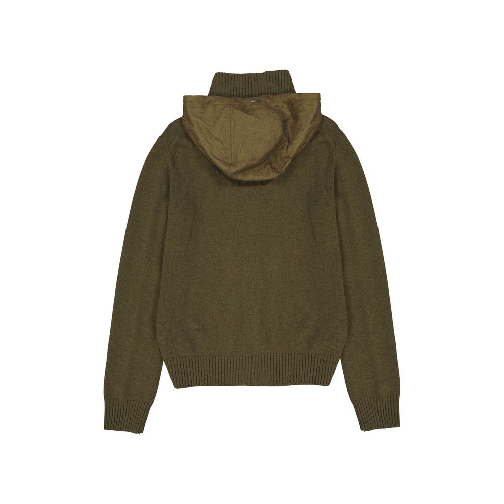 Bicolor Cashmere Hoodie
