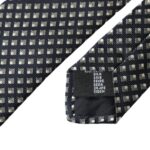 Black 100% Silk Patterned Adjustable Men Tie-Dolce & Gabbana-LabelTerrace.com