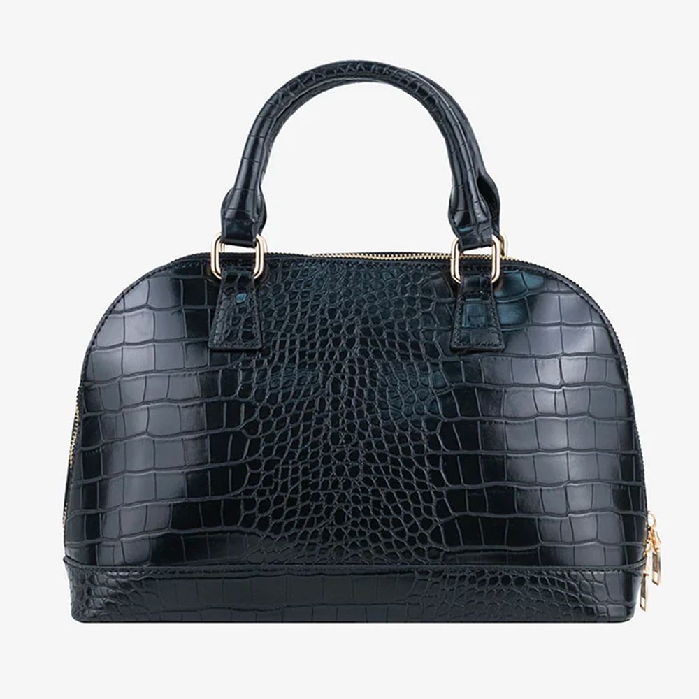 Black Artificial Leather Women Handbag-CRISTINAEFFE-LabelTerrace.com