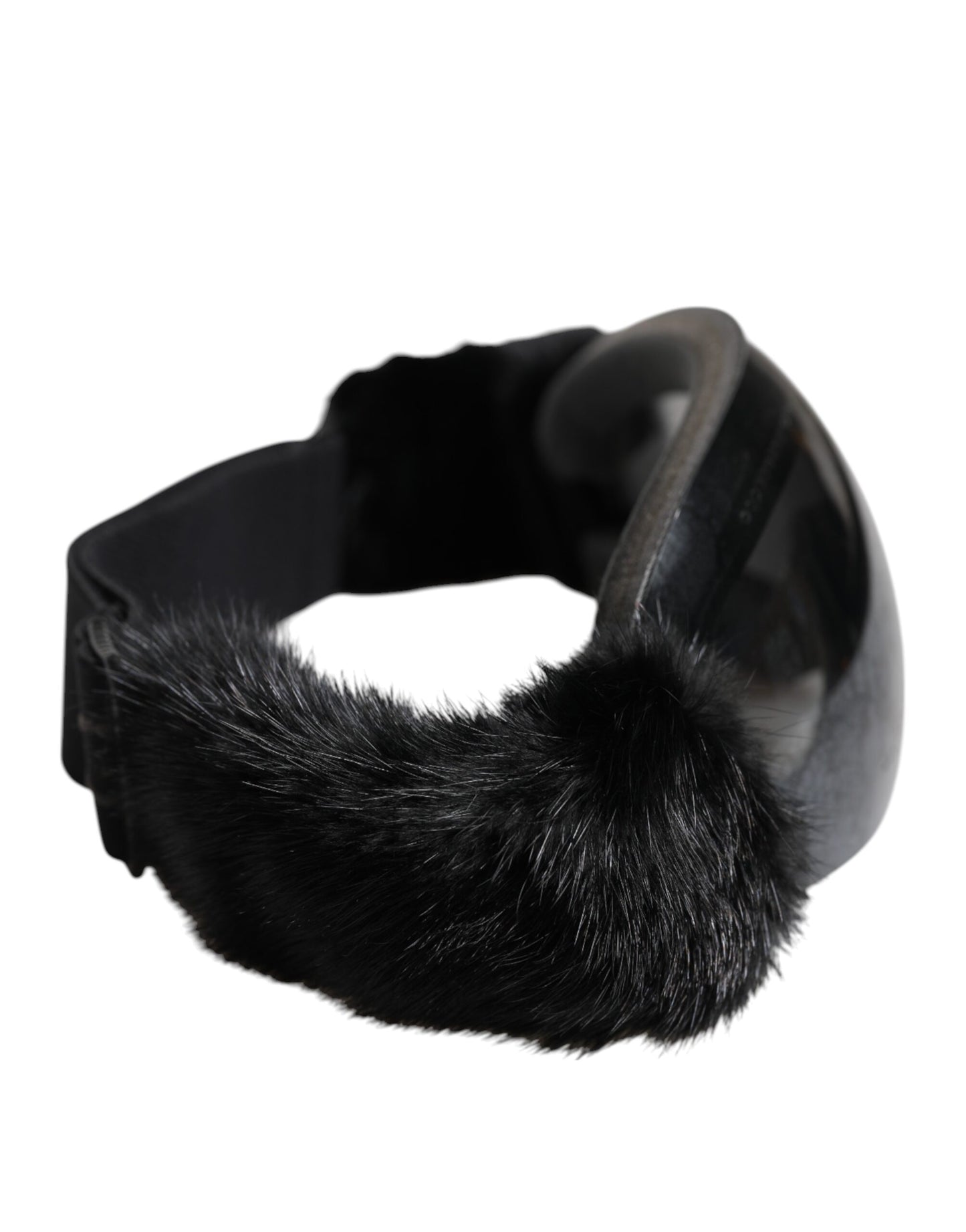 Black Bi0759 Lace Mirrored Ski Goggles Mask Sunglasses-Dolce & Gabbana-LabelTerrace.com