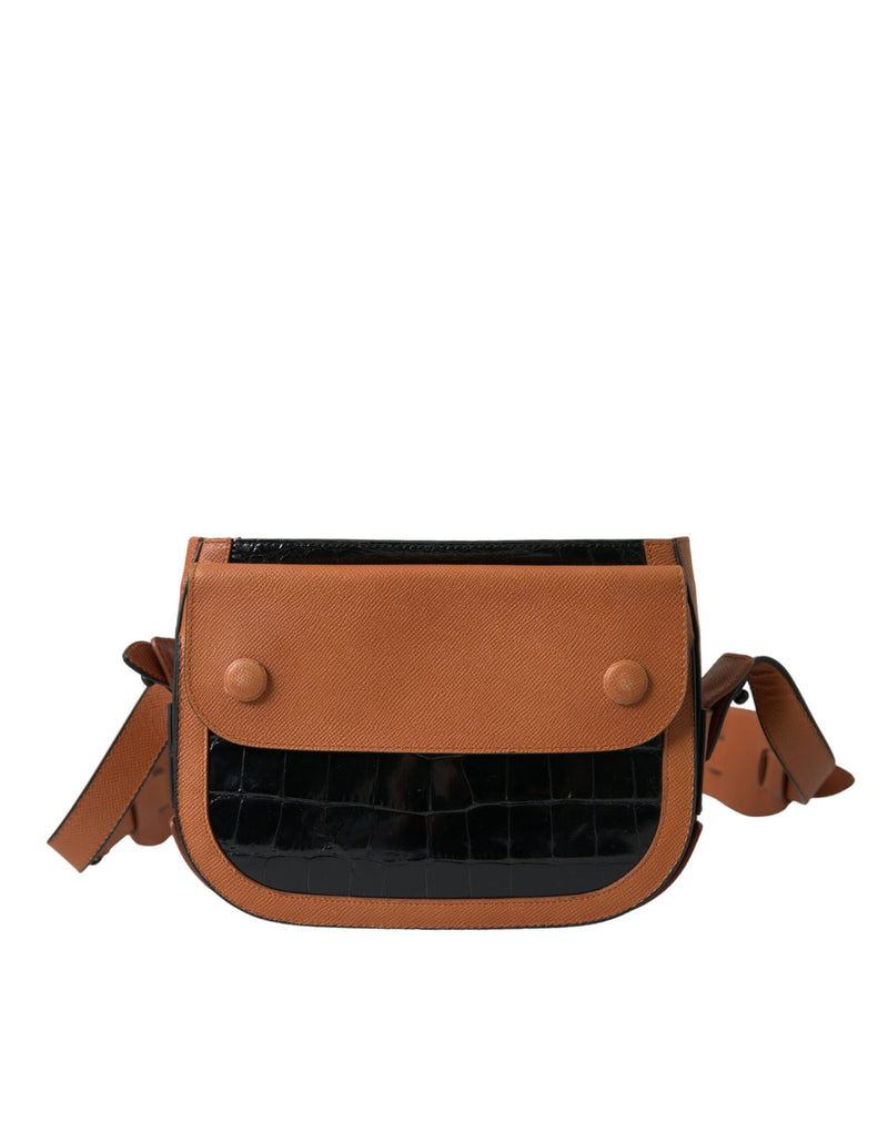 Black Brown Exotic Skin Leather Shoulder Camera Purse Bag-Balenciaga-LabelTerrace.com