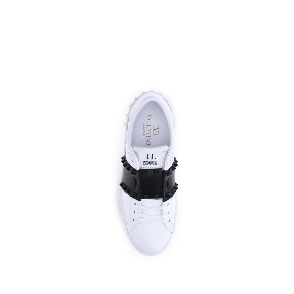 Black Calf Leather Bos Taurus Low Top Sneakers