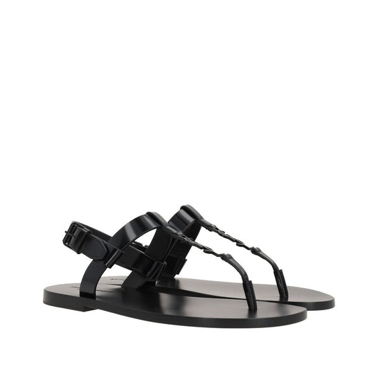 Cassandre 05 Flat Sandals-Saint Laurent-LabelTerrace.com