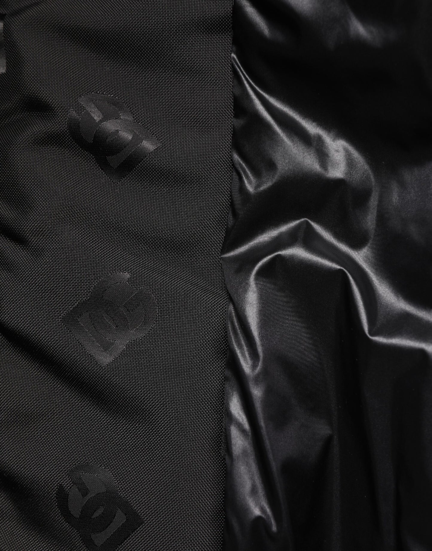 Black Cargo Windbraker Logo Mania Jacket-Dolce & Gabbana-LabelTerrace.com