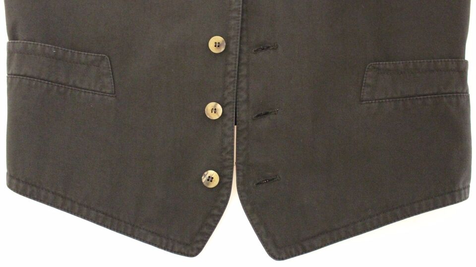 Black Cotton Blend Dress Vest Gilet-Dolce & Gabbana-LabelTerrace.com