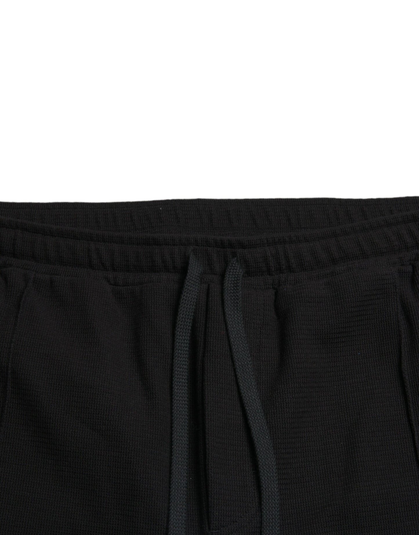 Black Cotton Blend Jogger Sweatpants Pants-Dolce & Gabbana-LabelTerrace.com