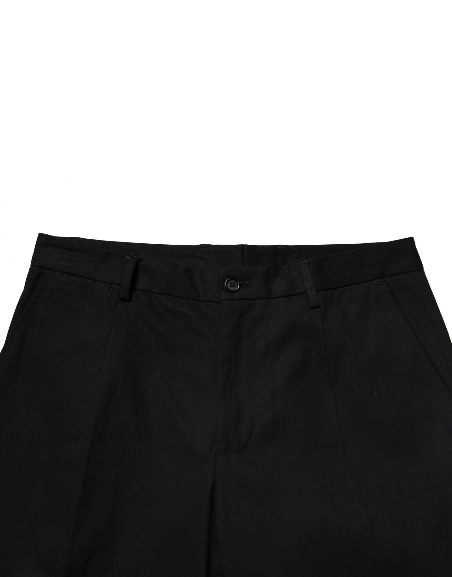 Black Cotton Cargo Dress Men Pants-Dolce & Gabbana-LabelTerrace.com