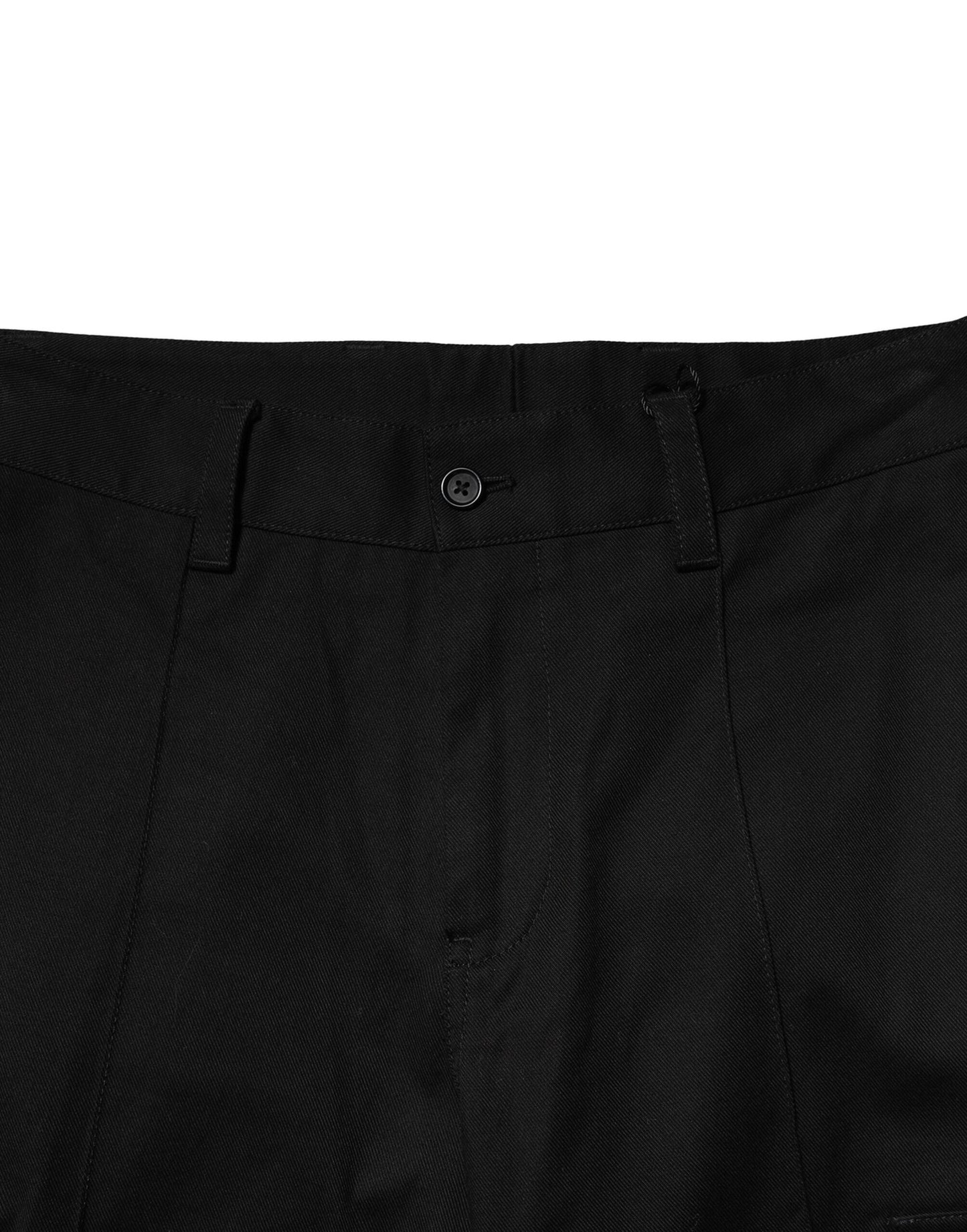 Black Cotton Cargo Joggers Men Pants-Dolce & Gabbana-LabelTerrace.com
