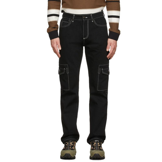 Denim Cargo Pants-Burberry-LabelTerrace.com
