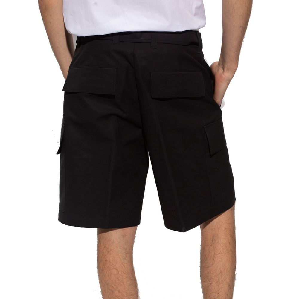 Cotton Cargo Shorts-Jil Sander-LabelTerrace.com
