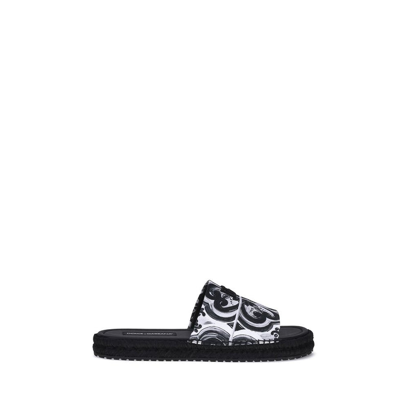 Black Cotton Espadrilles