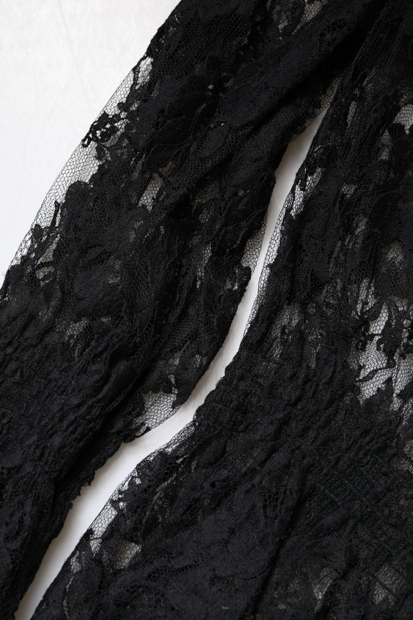 Black Cotton Floral Lace Women Blouse Top-Dolce & Gabbana-LabelTerrace.com