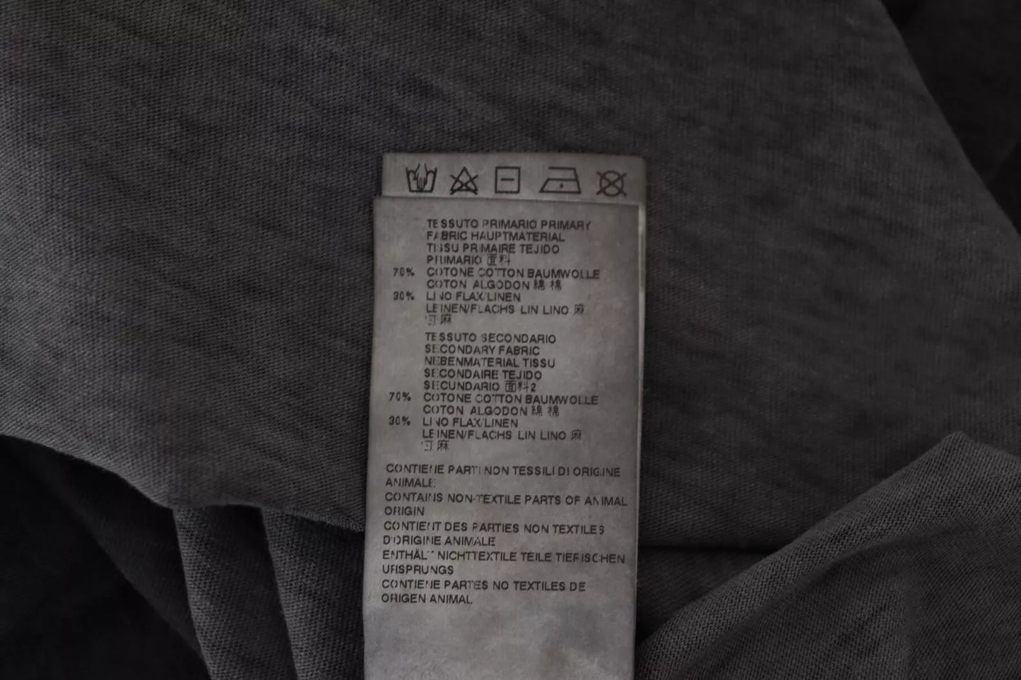 Black Cotton Linen Long Sleeves Pullover Sweater-Dsquared²-LabelTerrace.com