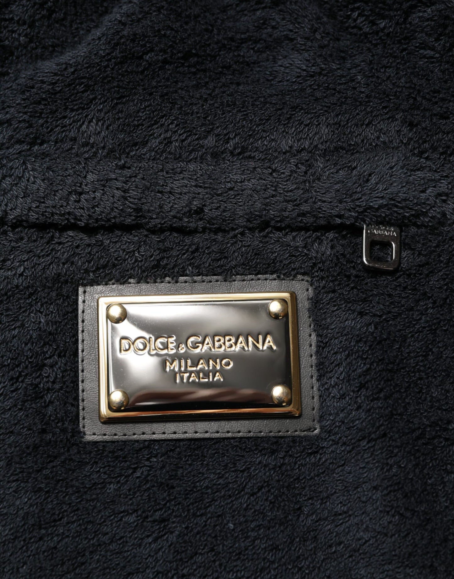 Black Cotton Logo Men Jogger Sweatpants Pants-Dolce & Gabbana-LabelTerrace.com