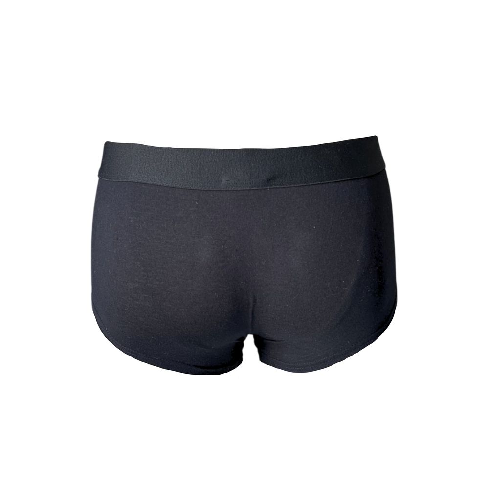 Black Cotton Men Boxer Underwear