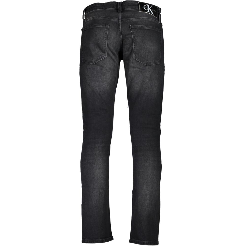 Black Cotton Men Jeans