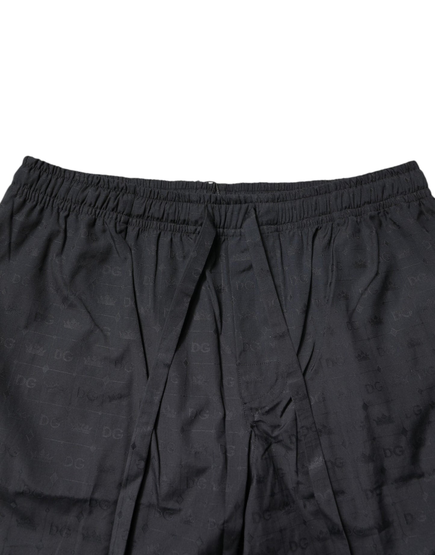 Black Cotton Men Pajama Set Sleepwear-Dolce & Gabbana-LabelTerrace.com