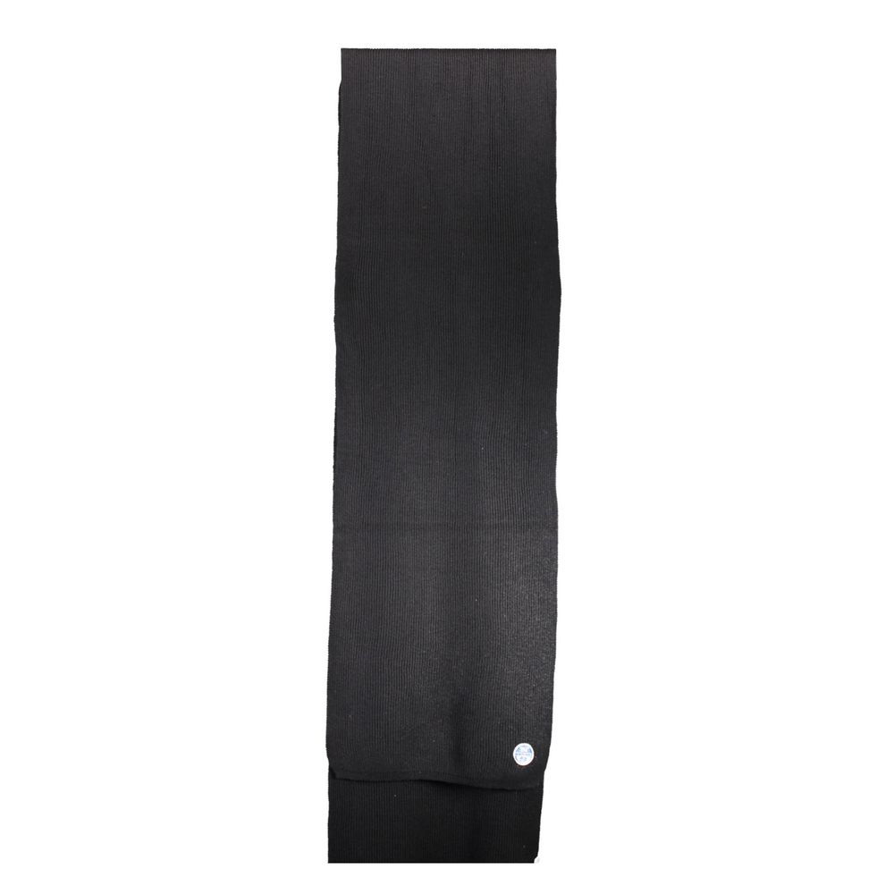 Black Cotton Men Scarf