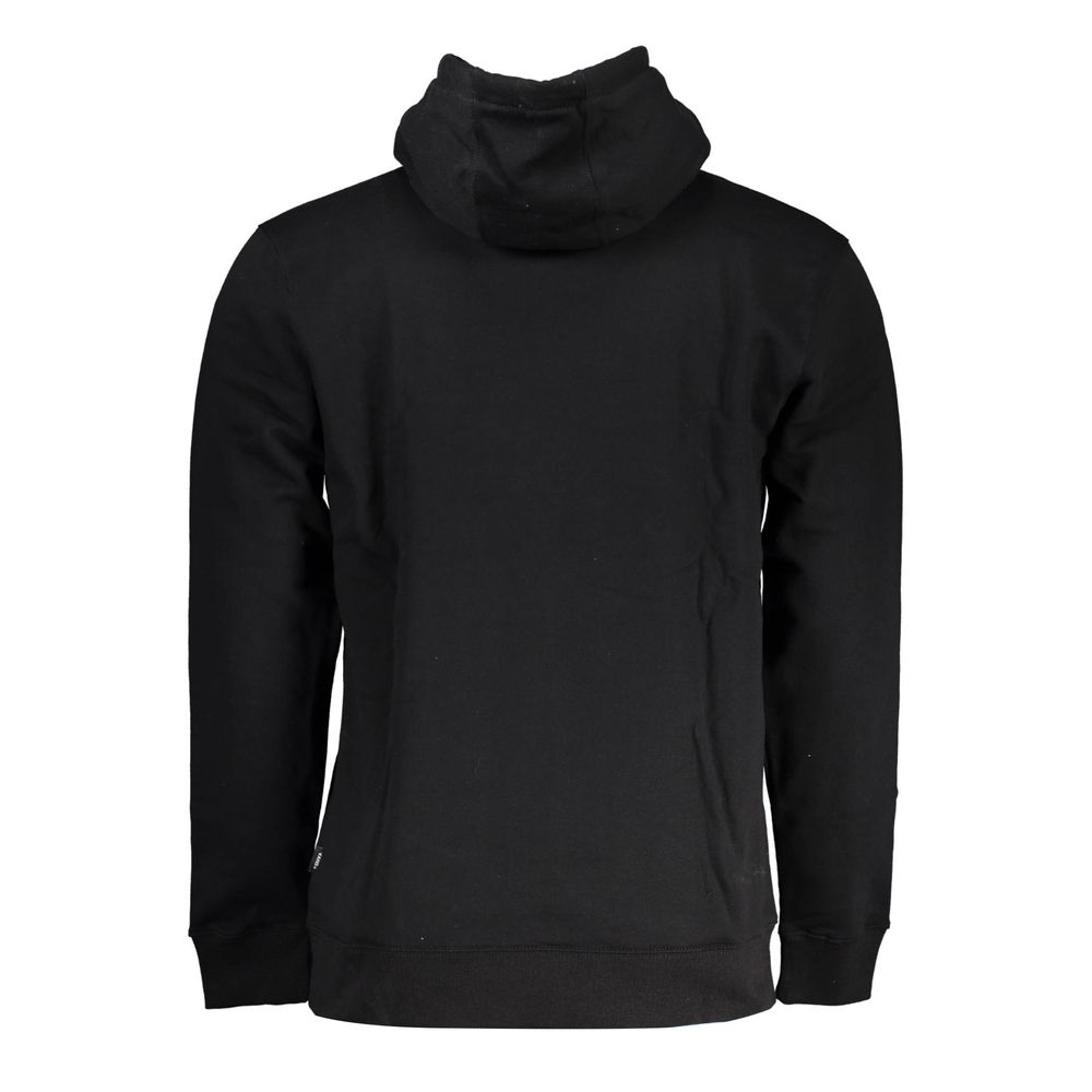 Black Cotton Men Sweater-Vans-LabelTerrace.com