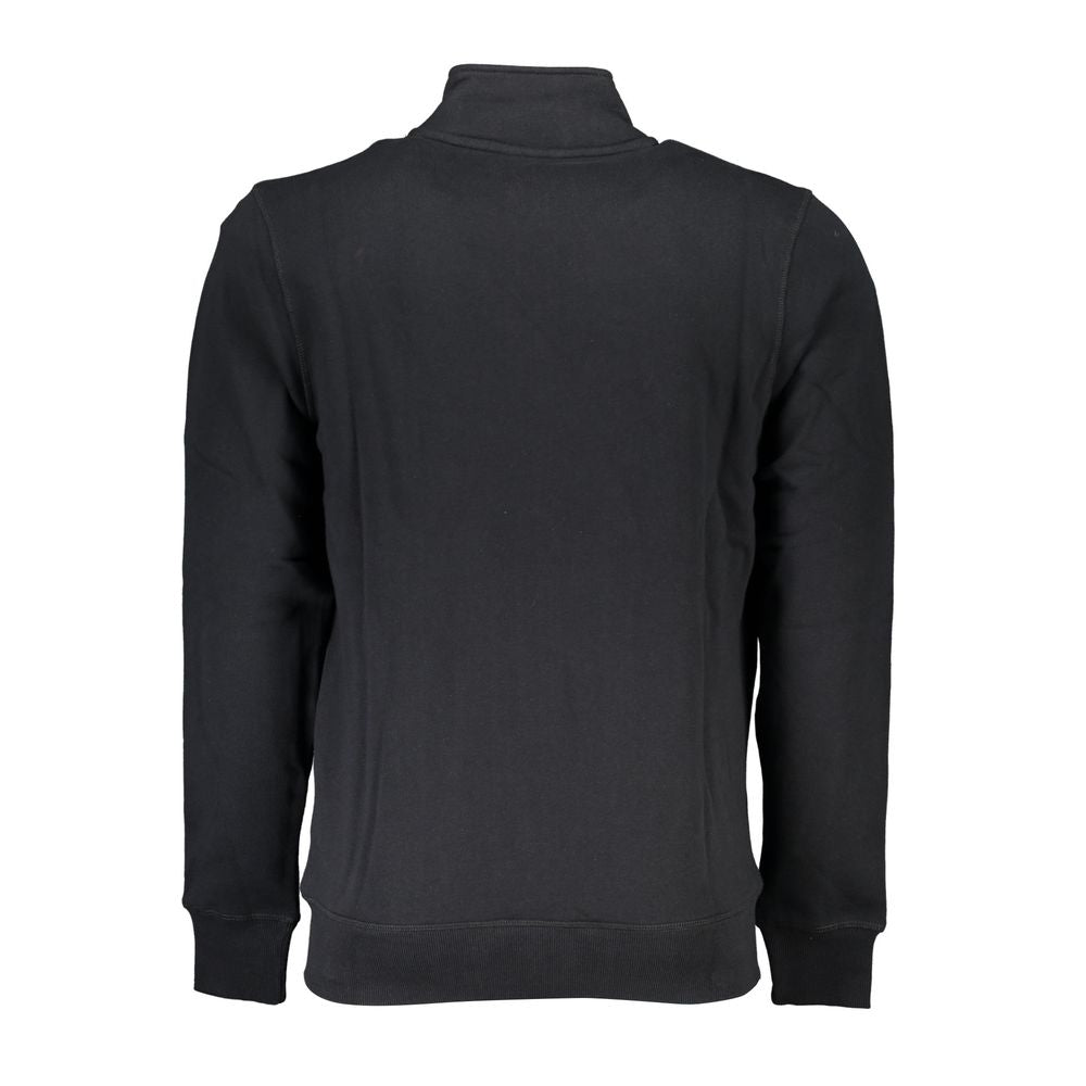 Black Cotton Men Sweater-North Sails-LabelTerrace.com