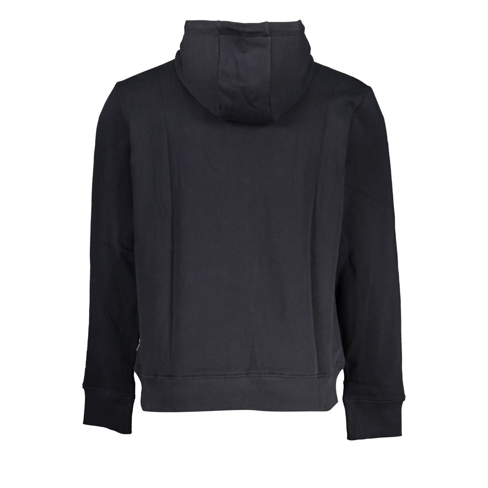 Black Cotton Men Sweater-Napapijri-LabelTerrace.com
