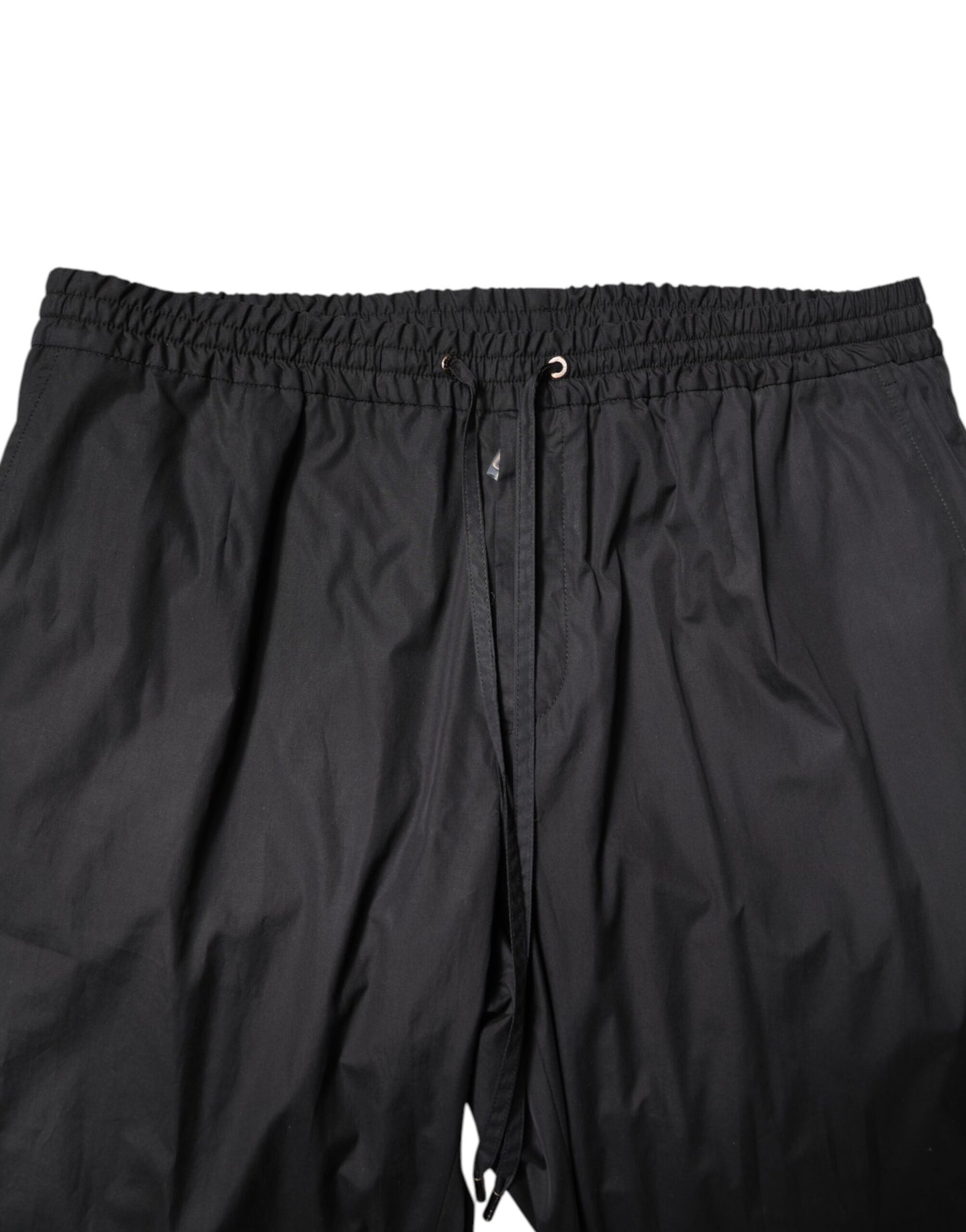 Black Cotton Single Breasted 2 Piece Suit-Dolce & Gabbana-LabelTerrace.com