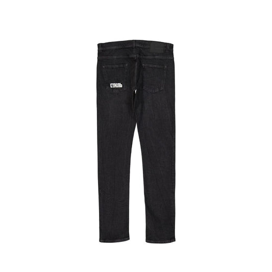 Cotton Denim Slim Jeans-Heron Preston-LabelTerrace.com