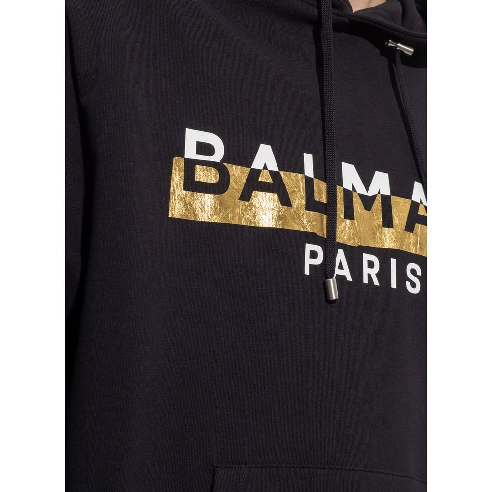 Logo Hooded Sweatshirt-Balmain-LabelTerrace.com