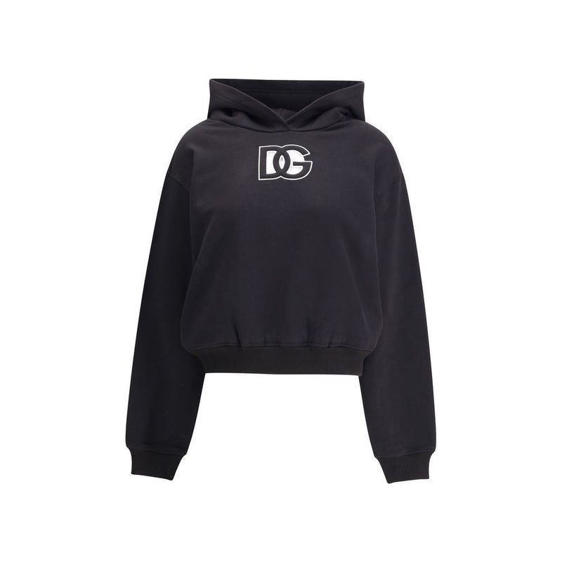 Black Cotton Sweatshirt