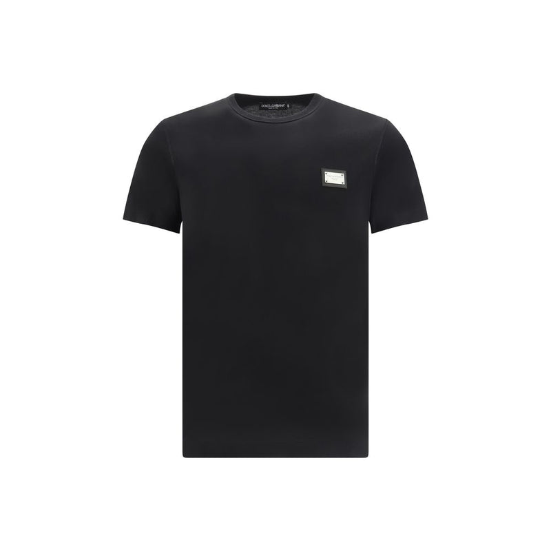 Black Cotton T-Shirt