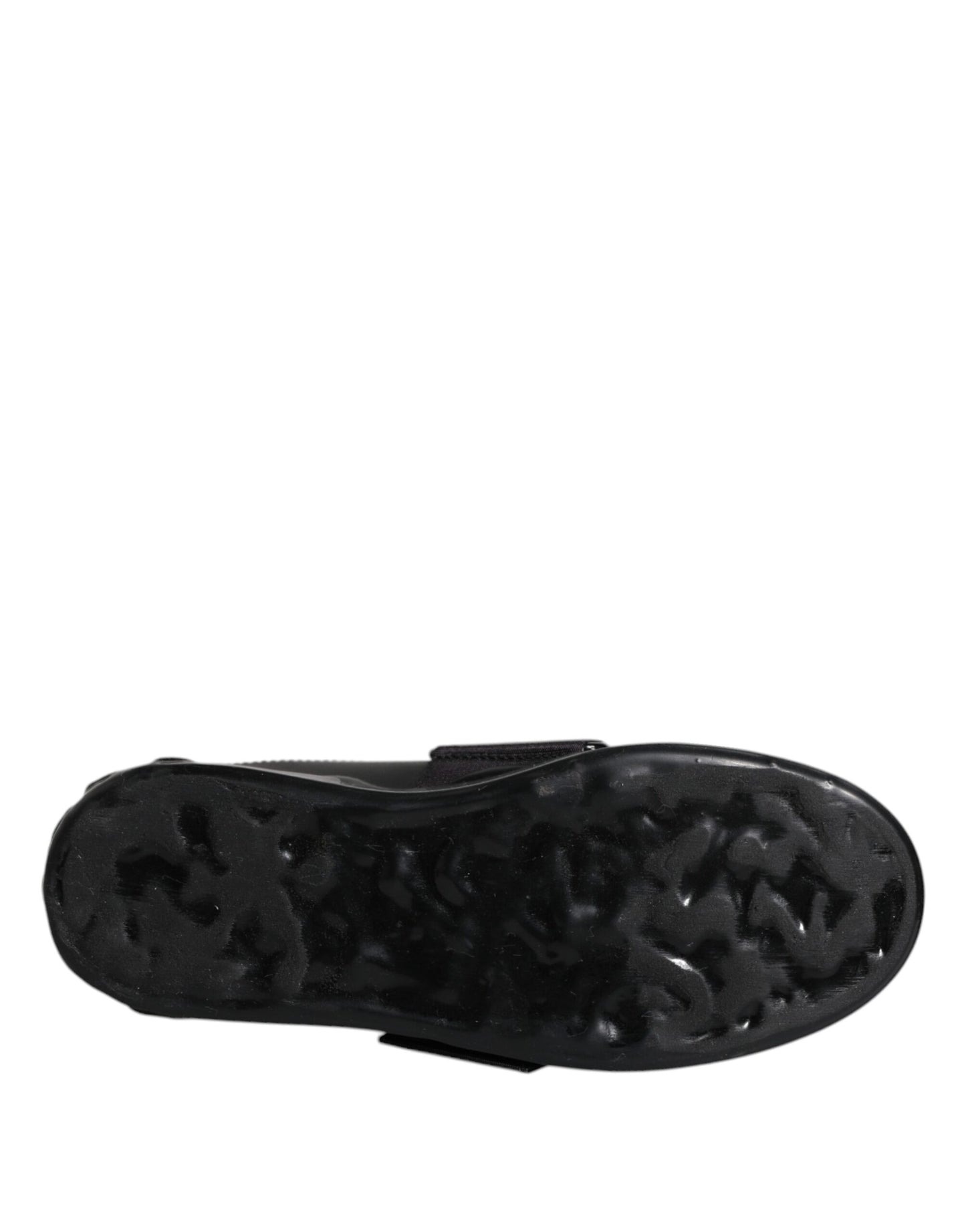 Black D&G AMORE Low Top Sneakers Shoes-Dolce & Gabbana-LabelTerrace.com